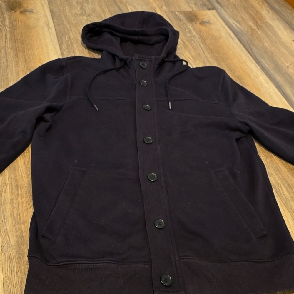 H&M Button Hoodie